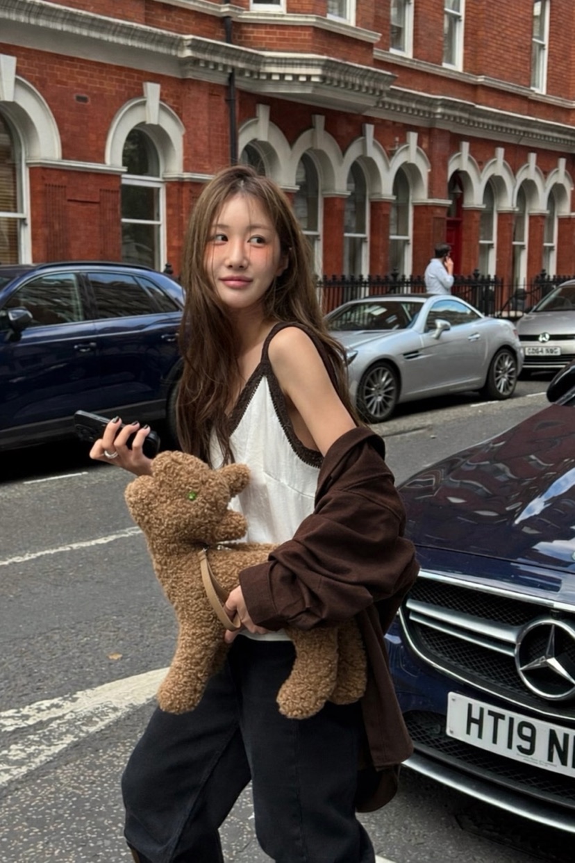 PAIRING東大門㊣直郵女裝新品推薦熱賣真品休閑襯衫蕾絲衫麂皮PAIRING襯衫/蕾絲衫