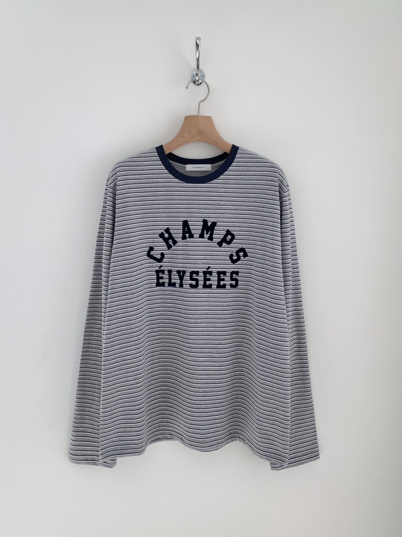 COURGETTE韓國直郵㊣女裝新品真品25秋冬推薦職業熱賣長袖T恤COURGETTE長袖T恤圖色1