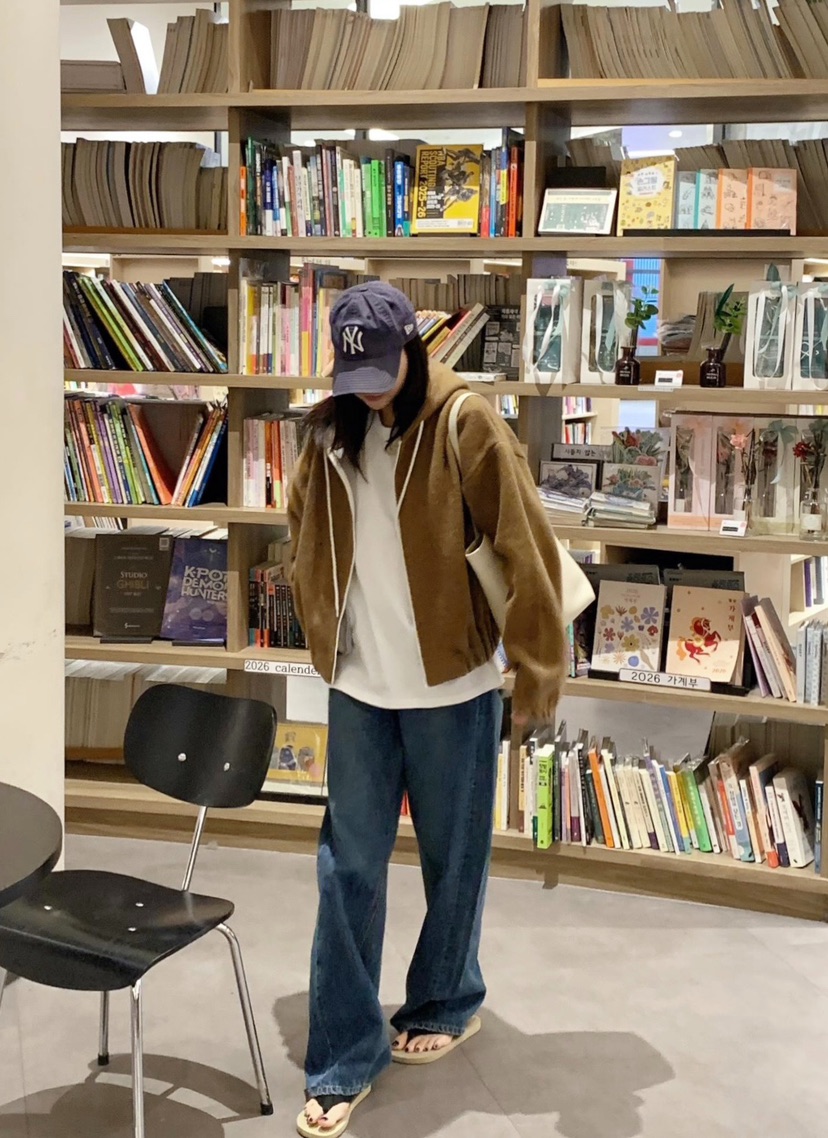 COURGETTE東大門㊣代購女士新品熱賣推薦25秋冬職業夾克拉鏈COURGETTE夾克