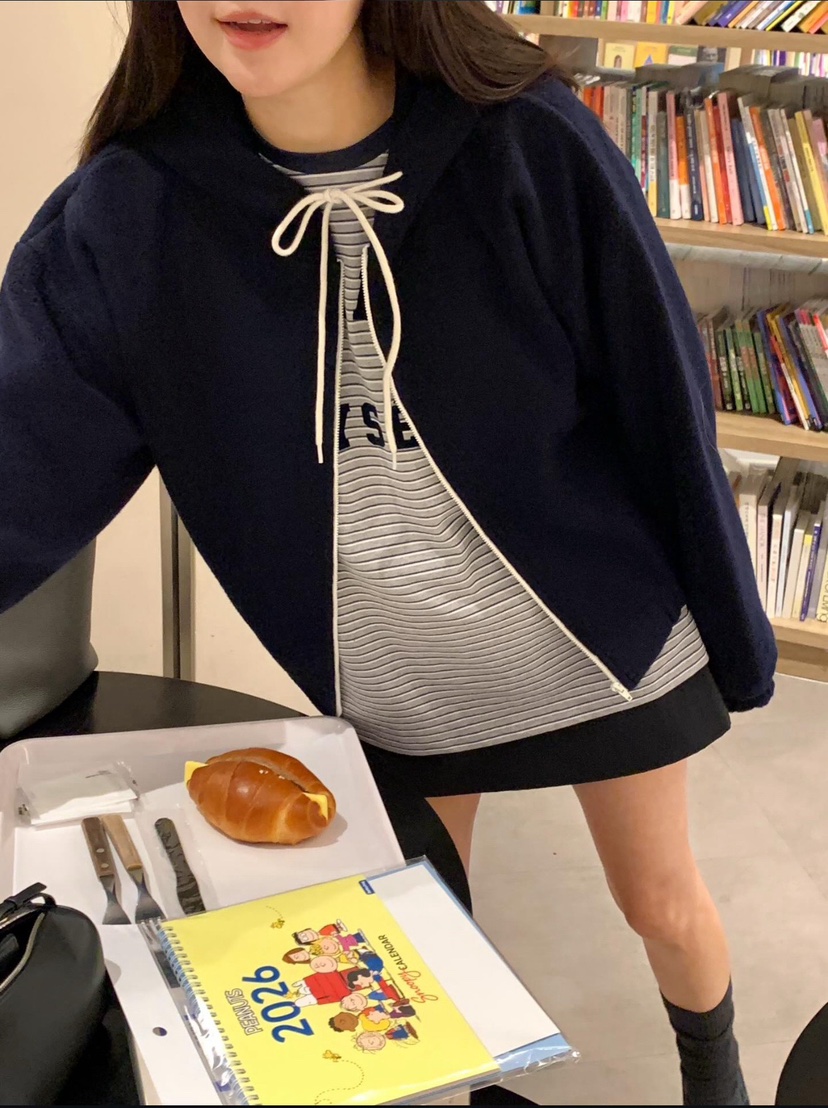 COURGETTE東大門㊣代購女士新品熱賣推薦25秋冬職業夾克拉鏈COURGETTE夾克