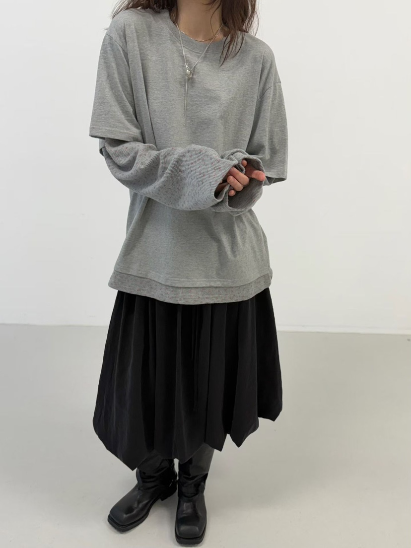 MINIMUZE韓國代購㊣女裝新品職業人氣25秋冬真品推薦長袖T恤MINIMUZE長袖T恤