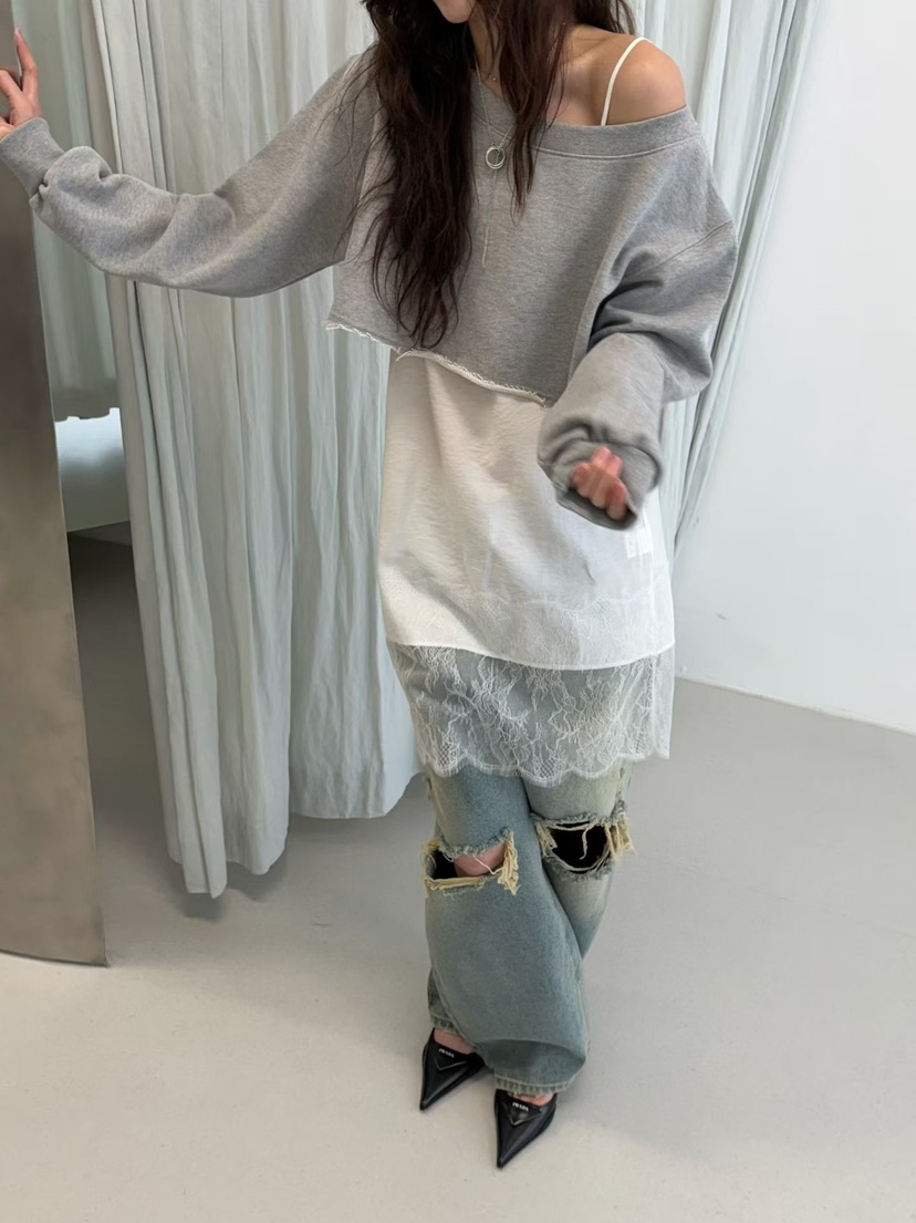 MINIMUZE東大門㊣代購女裝新品時尚人氣職業25秋冬熱賣衛衣MINIMUZE衛衣