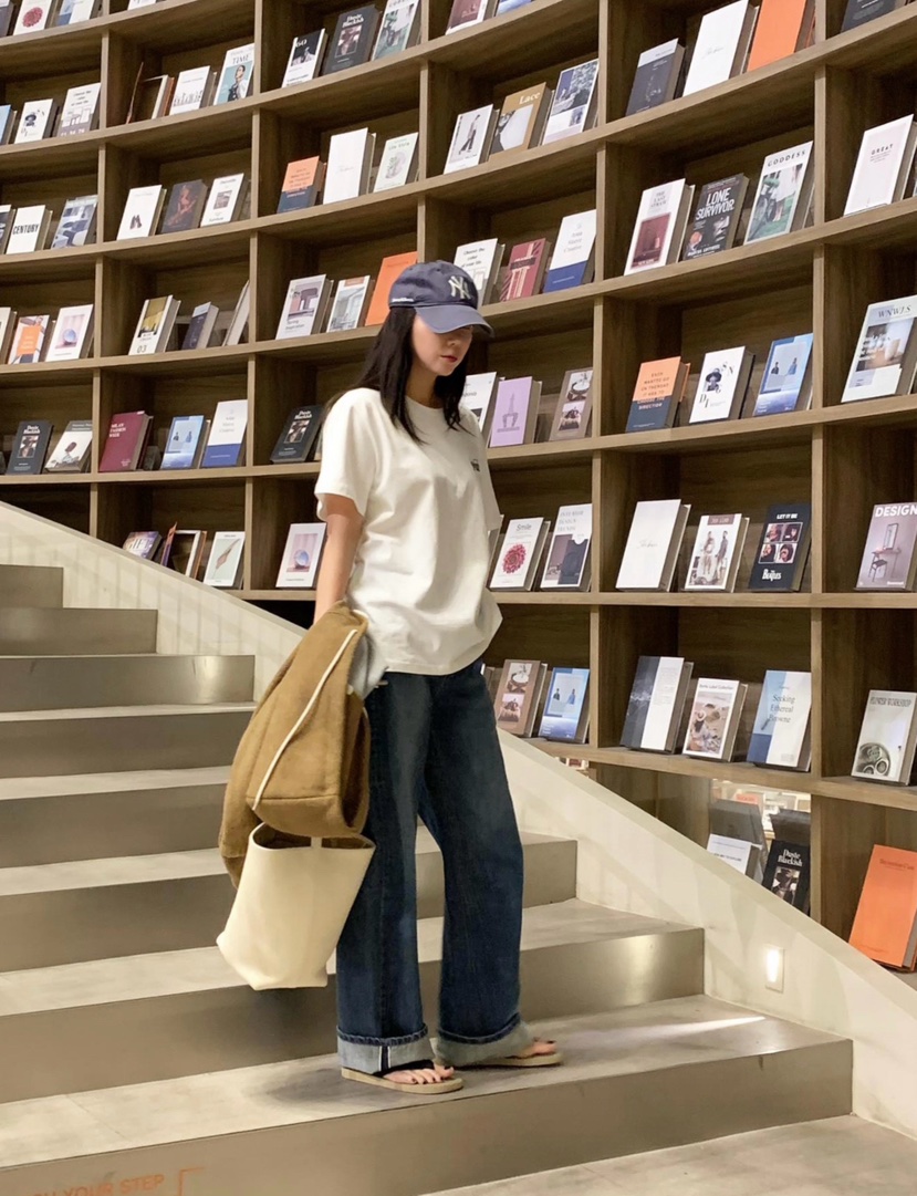 COURGETTE東大門㊣實拍女裝新品熱賣人氣時尚職業真品牛仔褲COURGETTE牛仔褲