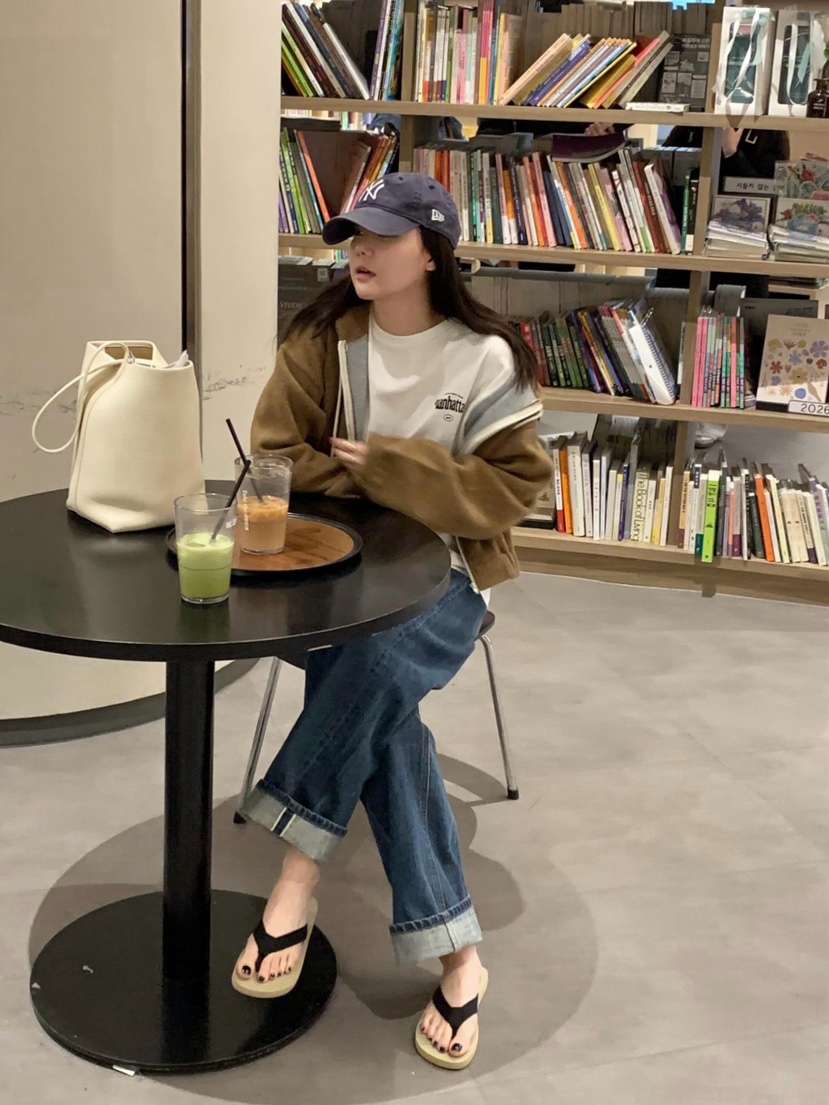 COURGETTE東大門㊣實拍女裝新品熱賣人氣時尚職業真品牛仔褲COURGETTE牛仔褲