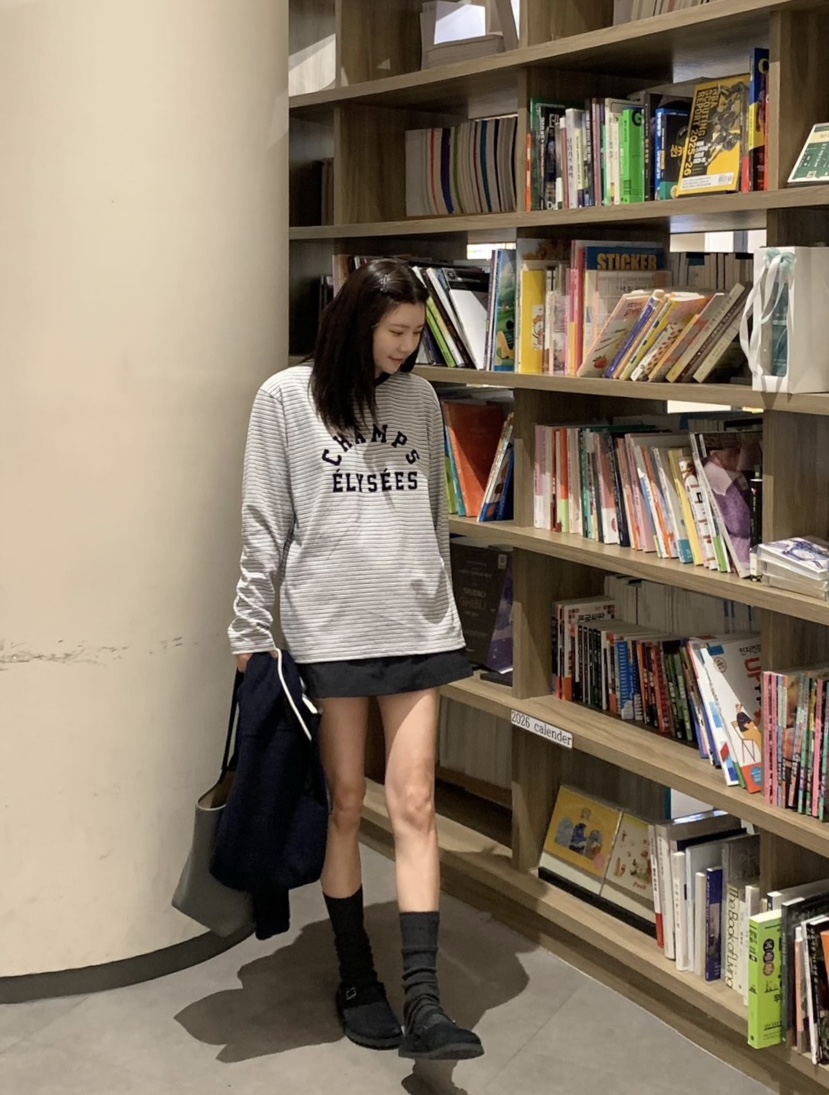 COURGETTE東大門㊣代購女士新品推薦熱賣人氣時尚職業25秋冬短裙COURGETTE短裙