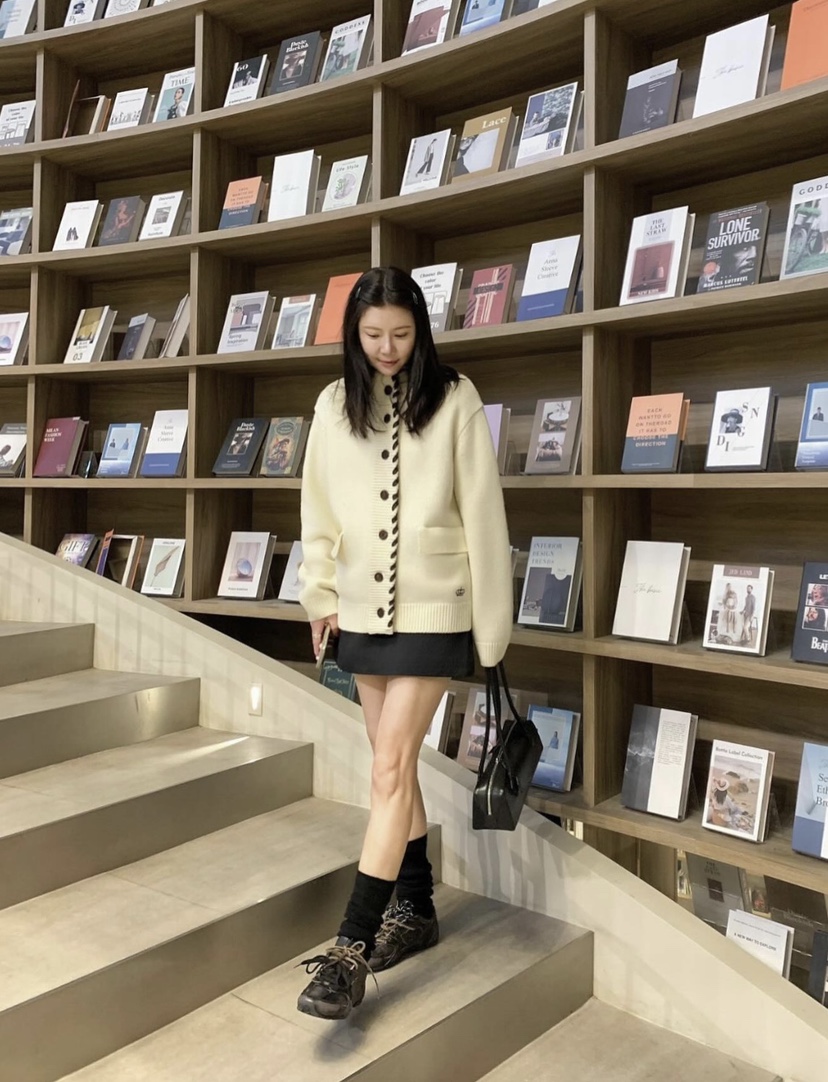 COURGETTE東大門㊣代購女士新品推薦熱賣人氣時尚職業25秋冬短裙COURGETTE短裙