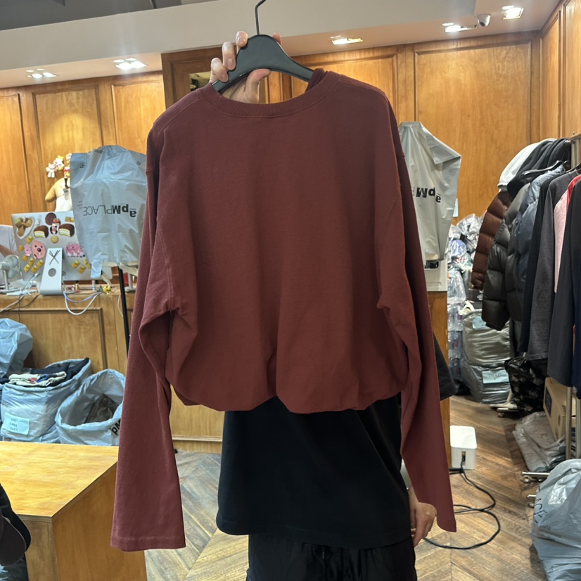 GARMENT-P韓國直郵㊣女裝新品職業推薦人氣25秋冬長袖T恤春款GARMENT長袖T恤