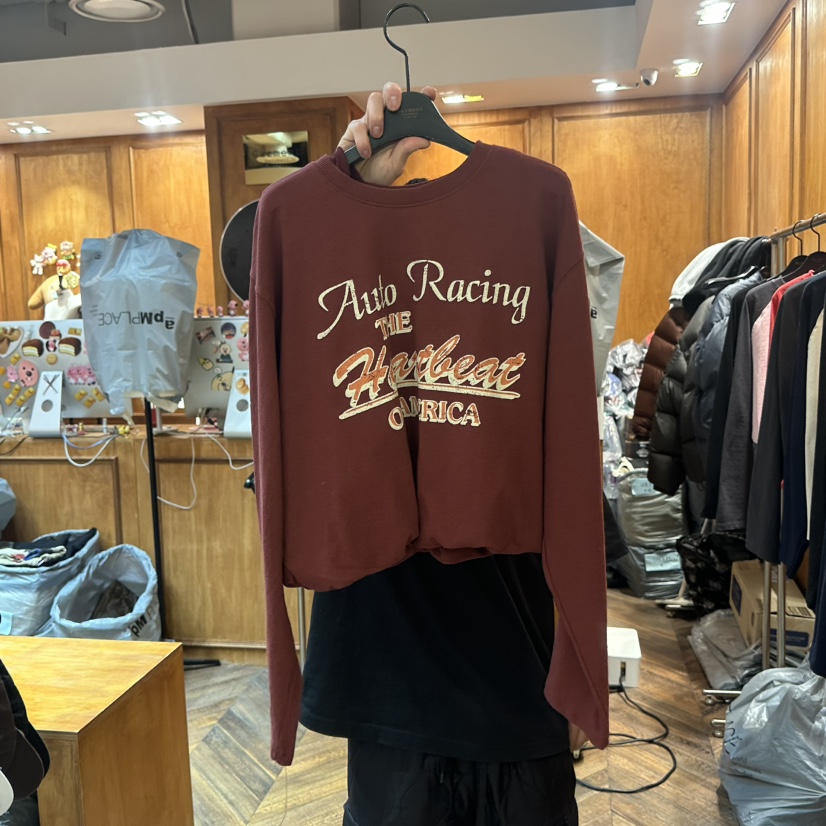 GARMENT-P韓國直郵㊣女裝新品職業推薦人氣25秋冬長袖T恤春款GARMENT長袖T恤圖色2