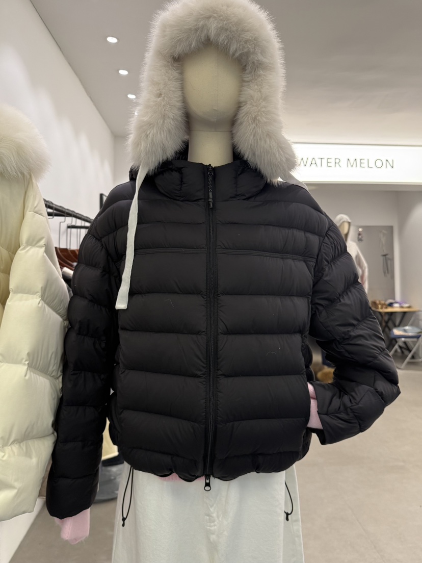 WATERMELON東大門㊣實拍女裝新品熱賣休閑短款羽絨服填充鴨絨WATER MELON短款羽絨服圖色2