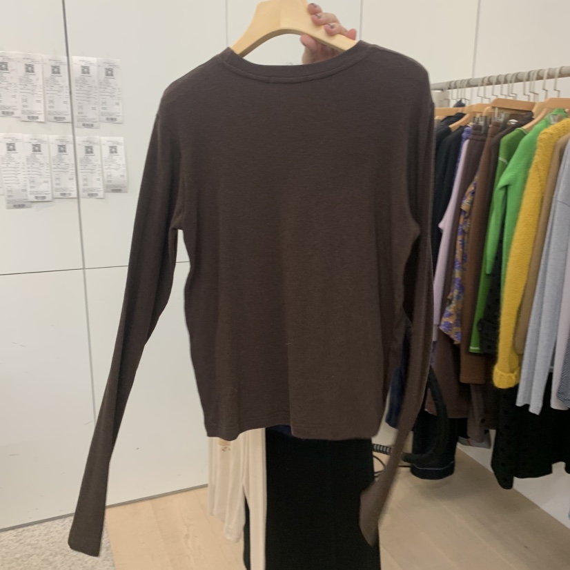 DOHWAJI韓國直郵㊣女士新款推薦人氣時尚真品熱賣職業長袖T恤DOHWAJI長袖T恤