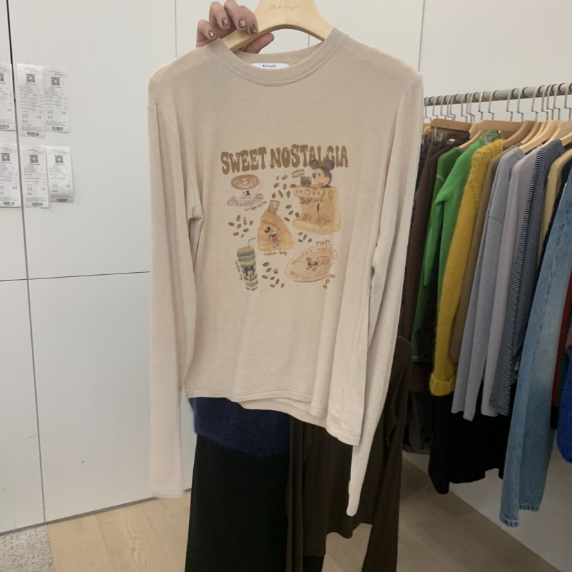 DOHWAJI韓國直郵㊣女士新款推薦人氣時尚真品熱賣職業長袖T恤DOHWAJI長袖T恤圖色2