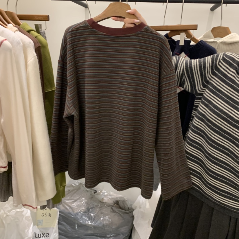 SIERRA東大門㊣代購女士新款推薦人氣職業熱賣25秋冬長袖T恤SIERRA長袖T恤