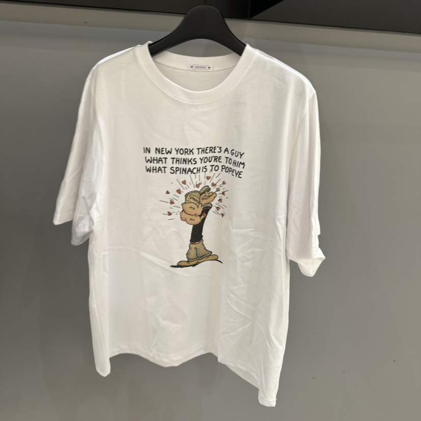 CREDITO韓國代購㊣女裝新款推薦真品熱賣休閑T恤大力水手春款CREDITOT恤圖色1