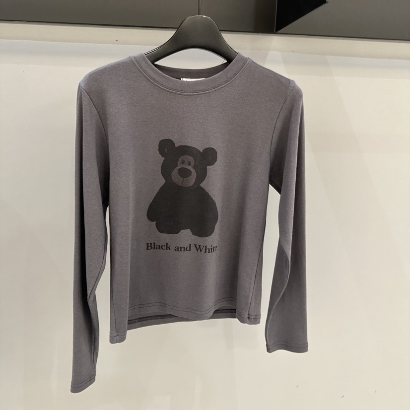 CREDITO韓國直郵㊣女士新款真品休閑時尚25秋冬長袖T恤春款CREDITO長袖T恤圖色2