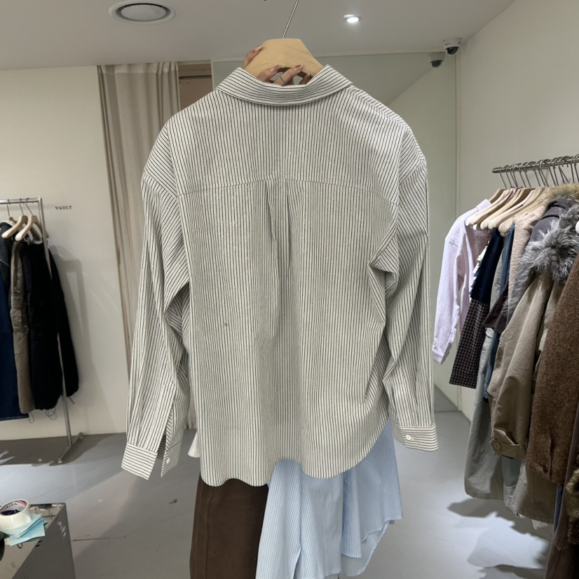 VAULT東大門㊣代購女士新款職業25秋冬推薦熱賣襯衫蕾絲衫刺繡VAULT襯衫/蕾絲衫