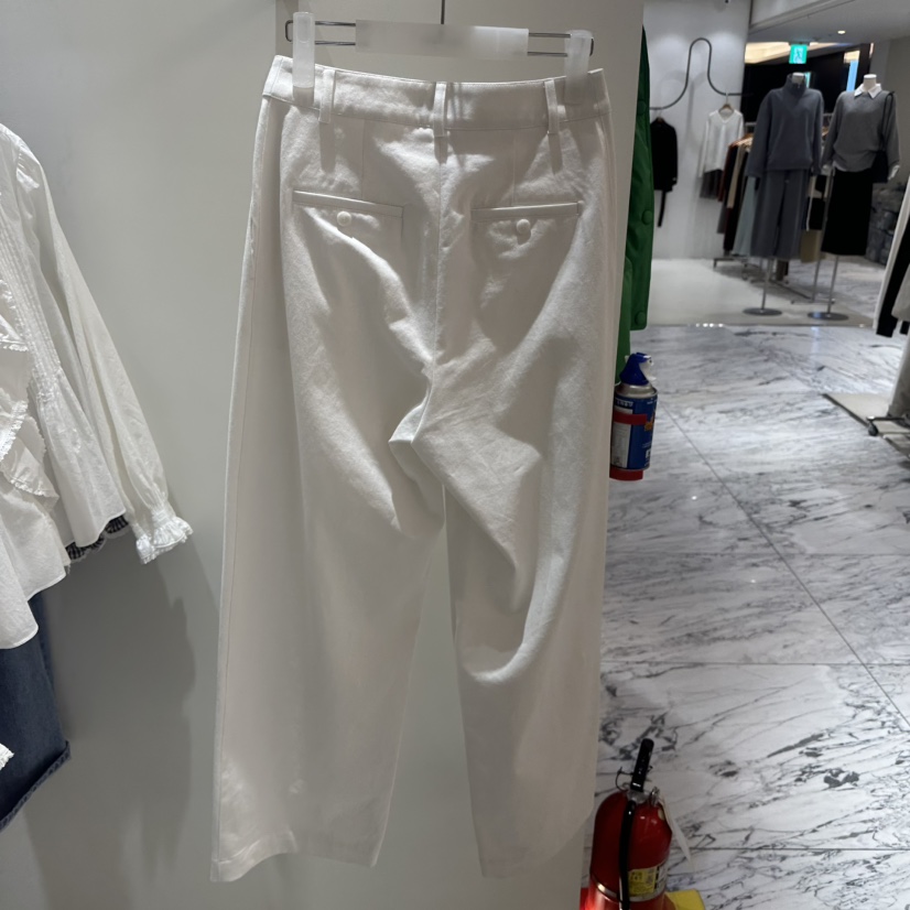 LOW MOMENT韓國直郵㊣女裝新品25秋冬人氣真品職業休閑褲春款LOW MOMENT休閑褲