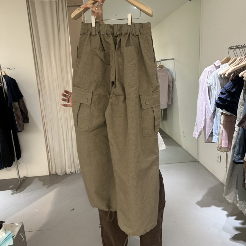 VAULT東大門㊣直郵女裝新款熱賣真品25秋冬時尚推薦休閑褲復古VAULT休閑褲