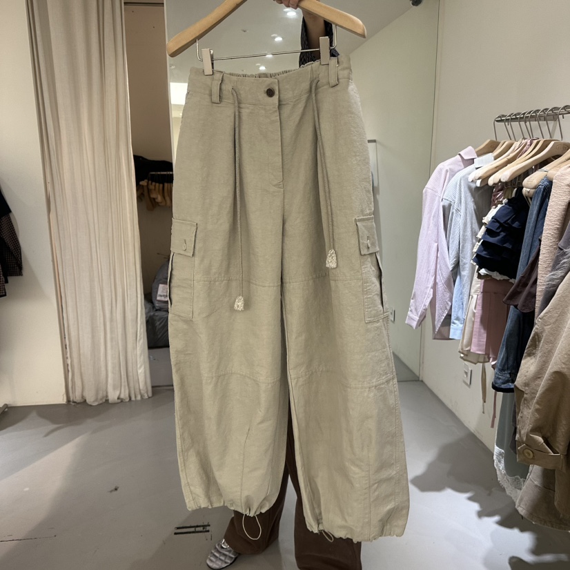 VAULT東大門㊣直郵女裝新款熱賣真品25秋冬時尚推薦休閑褲復古VAULT休閑褲圖色3