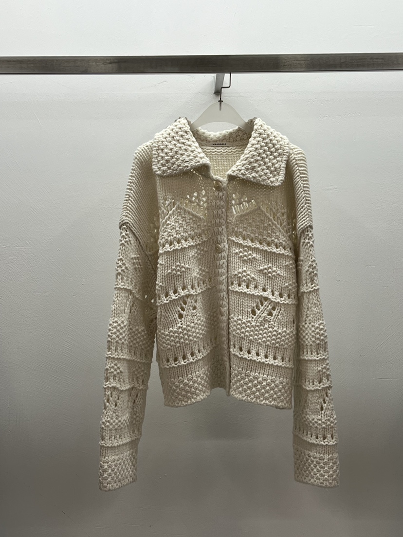 WEARABLE-L東大門㊣直郵女士新款休閑真品針織衫羊毛衫春款WEARABLE針織衫圖色1