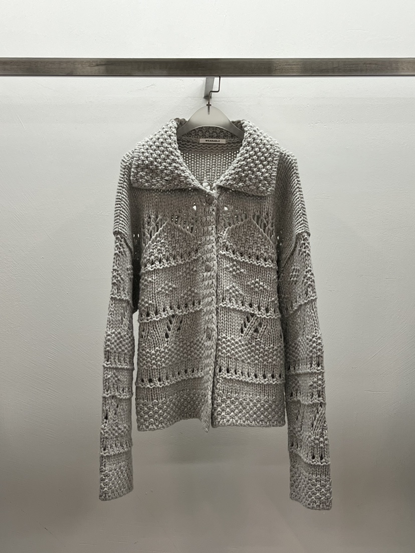 WEARABLE-L東大門㊣直郵女士新款休閑真品針織衫羊毛衫春款WEARABLE針織衫圖色2