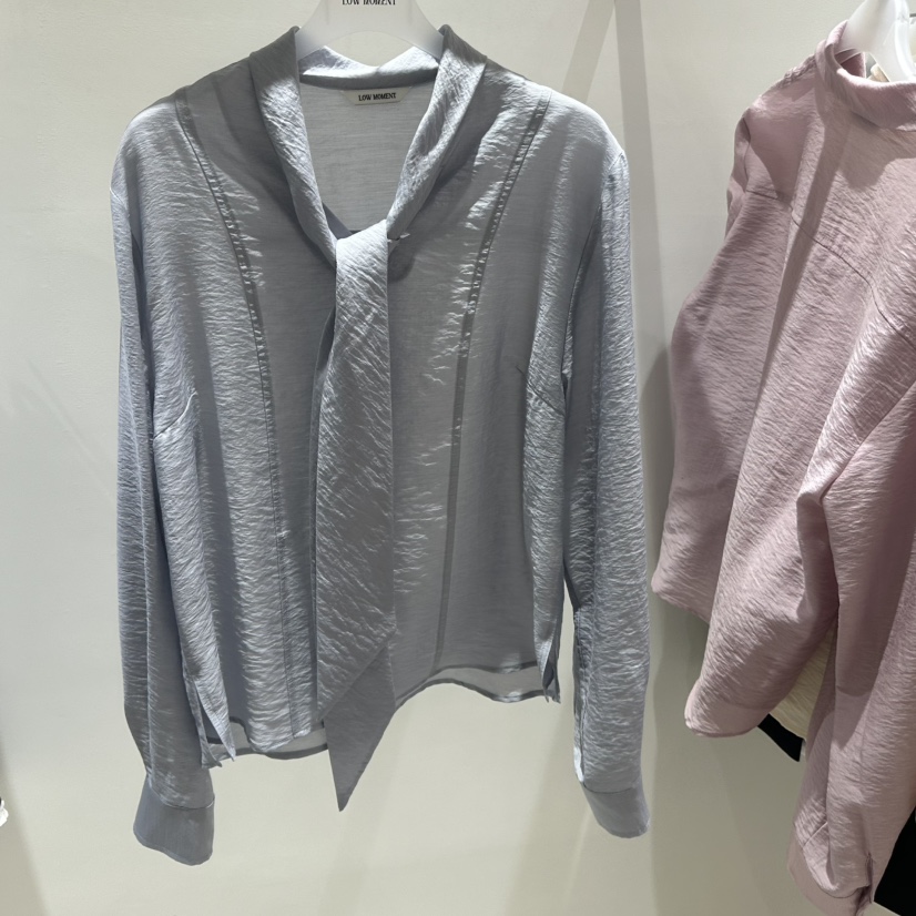 LOW MOMENT東大門㊣代購女士新款時尚推薦休閑襯衫蕾絲衫春款LOW MOMENT襯衫/蕾絲衫圖色3