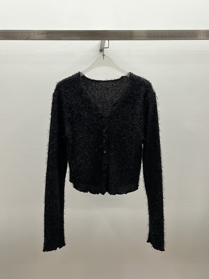 WEARABLE-L東大門㊣直郵女士新款人氣休閑真品針織衫春款開衫WEARABLE針織衫圖色3黑