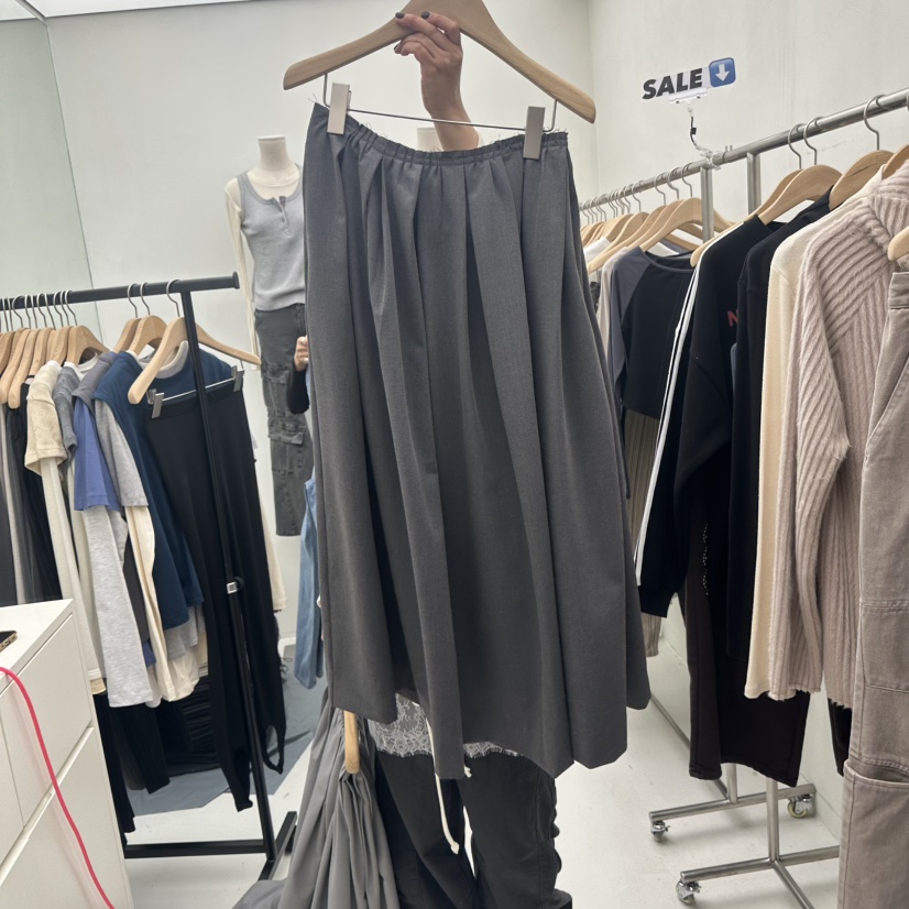 CHAV韓國代購㊣女士新品職業休閑推薦真品時尚熱賣長裙春款CHAV長裙圖色2