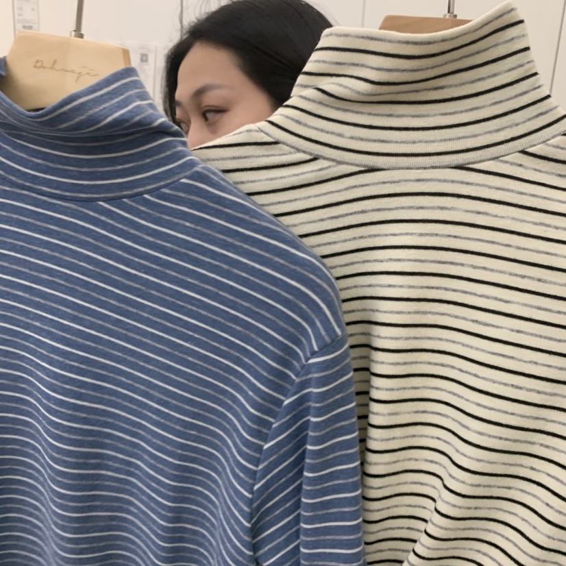 DOHWAJI韓國代購㊣女裝新品推薦真品25秋冬時尚休閑長袖T恤DOHWAJI長袖T恤