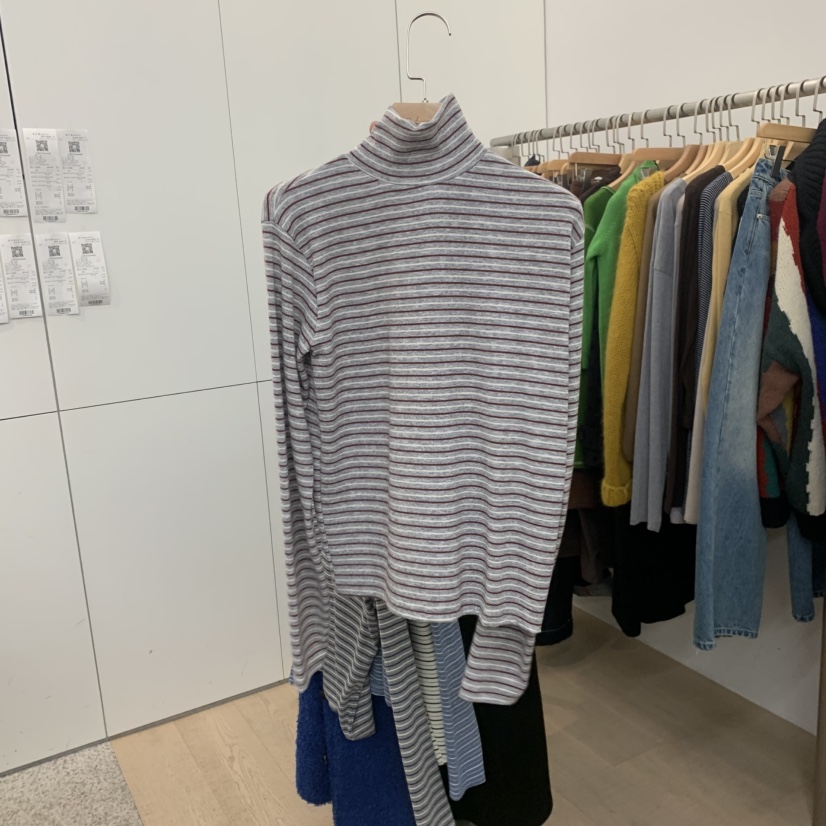 DOHWAJI韓國代購㊣女裝新品推薦真品25秋冬時尚休閑長袖T恤DOHWAJI長袖T恤圖色5