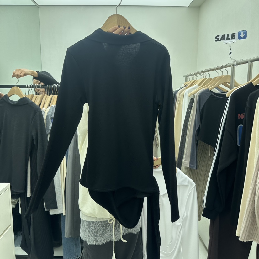 CHAV東大門㊣代購女士新品時尚職業真品熱賣推薦長袖T恤春款CHAV長袖T恤