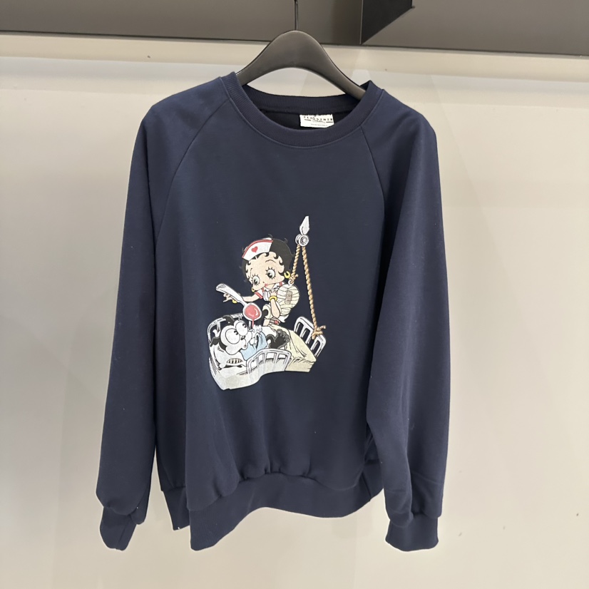 CREDITO東大門㊣直郵女裝新款推薦人氣25秋冬熱賣時尚衛衣春款CREDITO衛衣圖色2