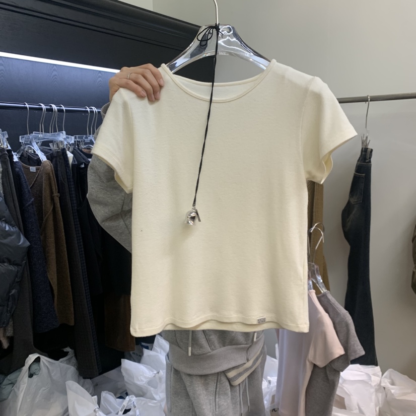 MORE THAN YESTERDAY/LOVE YOU SO MUCH東大門㊣實拍女士新款真品T恤不含飾品LYSM/MORE THAN YESTERDAYT恤圖色3