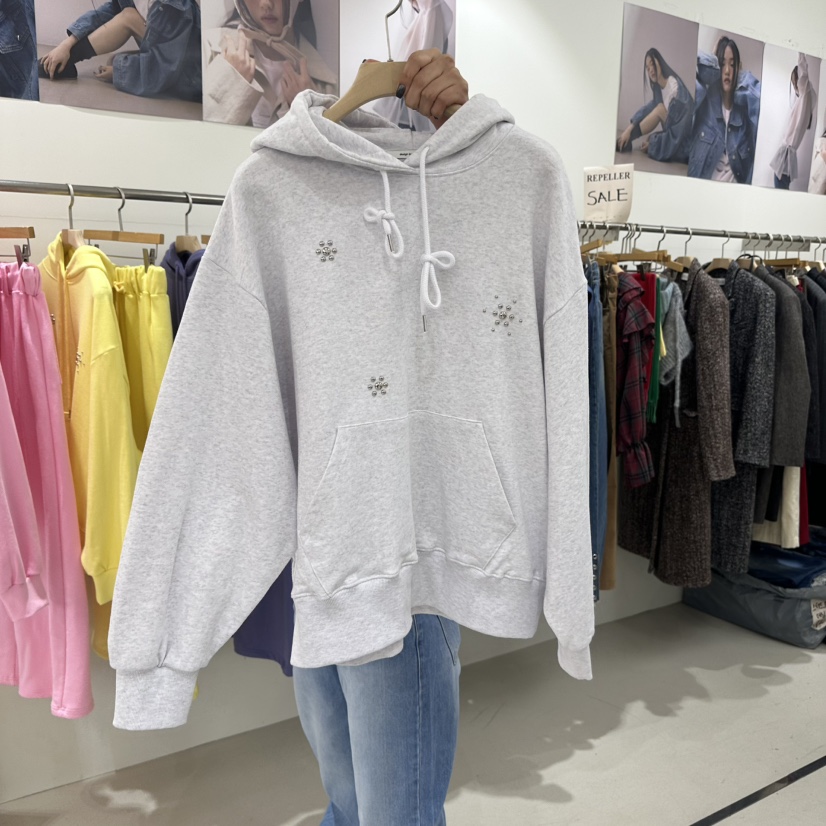 REPELLER韓國直郵㊣女士新款時尚職業推薦休閑25秋冬衛衣春款REPELLER衛衣圖色2