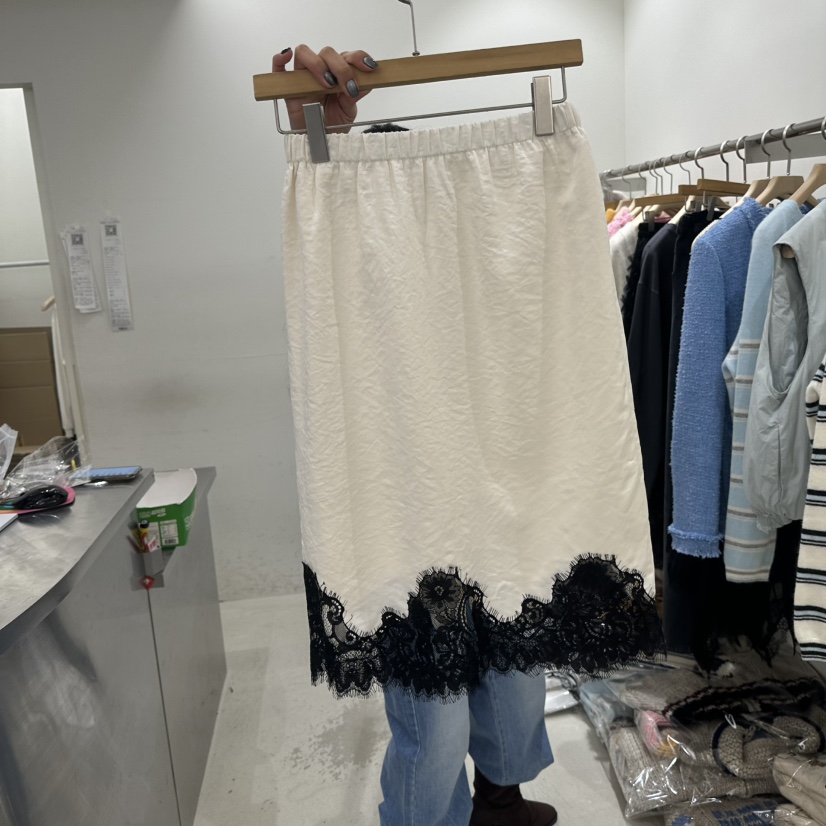 REPELLER東大門㊣實拍女士新款時尚人氣半身裙中短裙春款緞面REPELLER半身裙/中短裙圖色2