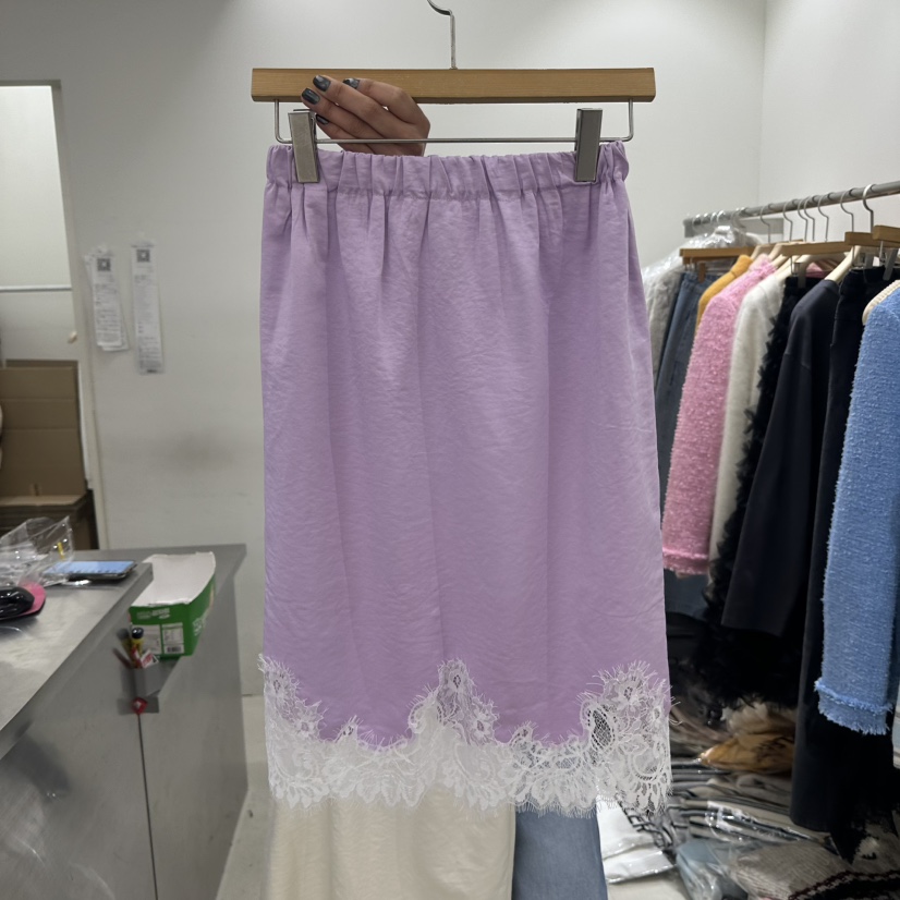 REPELLER東大門㊣實拍女士新款時尚人氣半身裙中短裙春款緞面REPELLER半身裙/中短裙圖色3