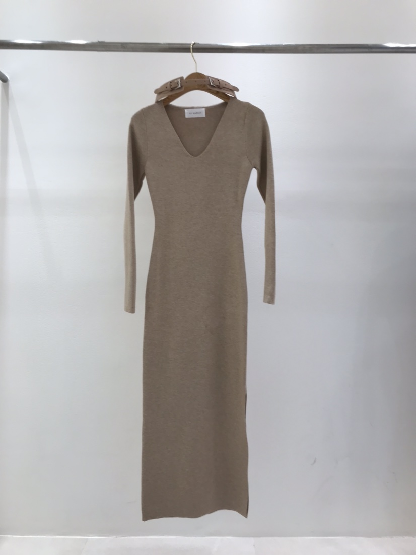 KC MARKET東大門㊣直郵女士新款推薦人氣休閑連衣裙含腰帶KC MARKET連衣裙