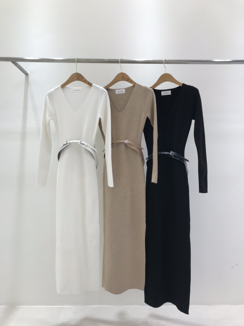 KC MARKET東大門㊣直郵女士新款推薦人氣休閑連衣裙含腰帶KC MARKET連衣裙