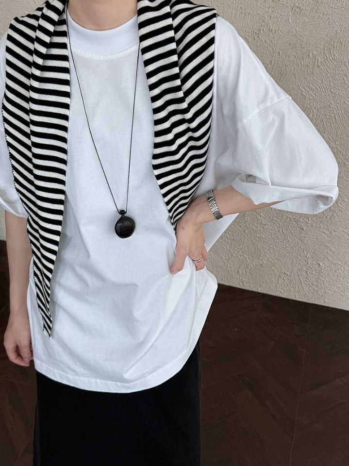 STAY HERE韓國代購㊣女士新款熱賣休閑時尚職業人氣T恤寬松STAY HERET恤