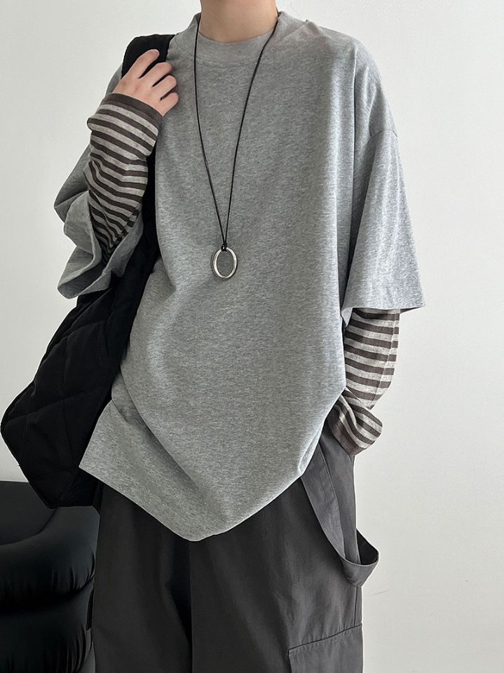 STAY HERE韓國代購㊣女士新款熱賣休閑時尚職業人氣T恤寬松STAY HERET恤