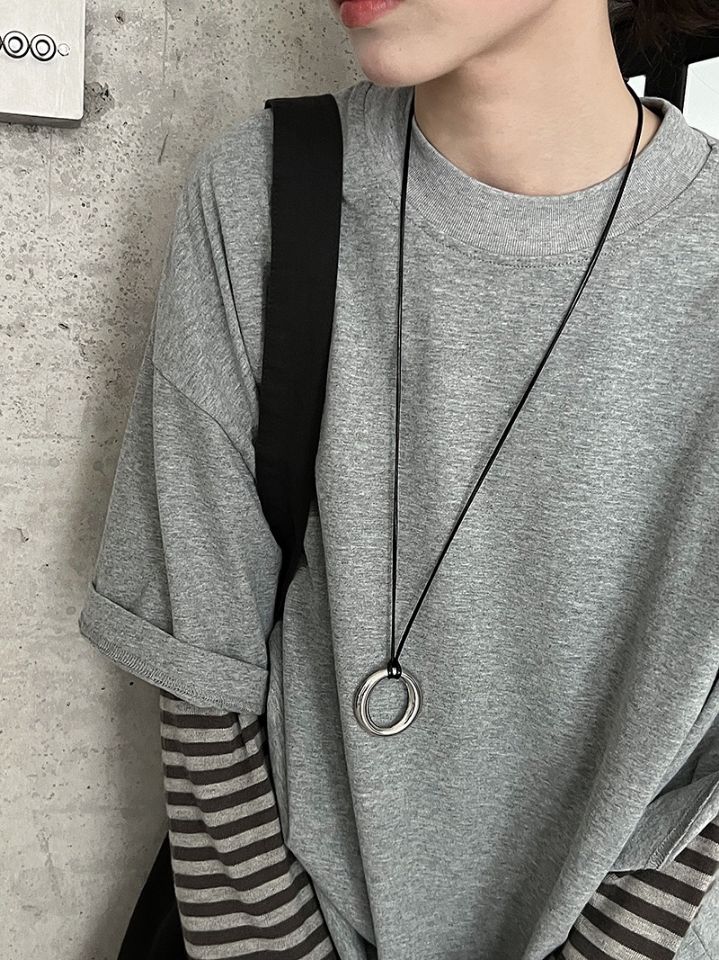 STAY HERE韓國代購㊣女士新款熱賣休閑時尚職業人氣T恤寬松STAY HERET恤