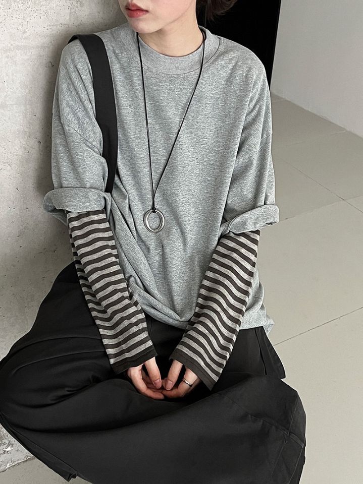 STAY HERE韓國代購㊣女士新款熱賣休閑時尚職業人氣T恤寬松STAY HERET恤