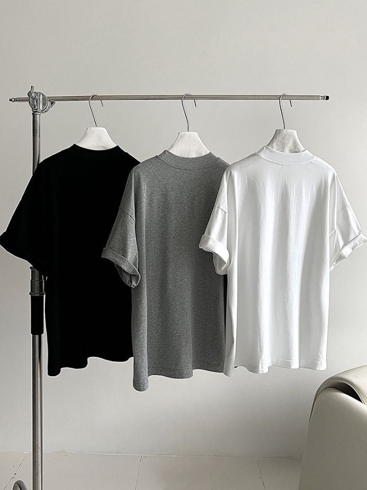 STAY HERE韓國代購㊣女士新款熱賣休閑時尚職業人氣T恤寬松STAY HERET恤