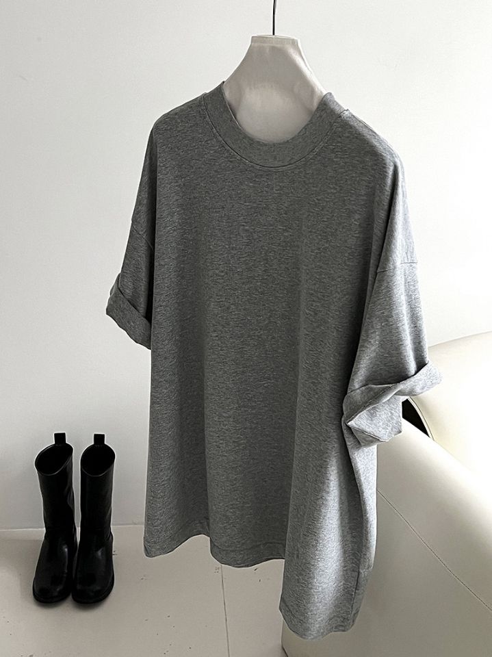 STAY HERE韓國代購㊣女士新款熱賣休閑時尚職業人氣T恤寬松STAY HERET恤圖色1