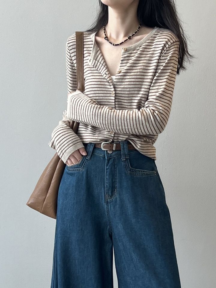 STAY HERE東大門㊣實拍女士新品推薦熱賣職業時尚休閑針織衫STAY HERE針織衫