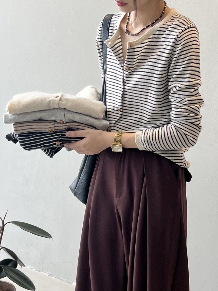 STAY HERE東大門㊣實拍女士新品推薦熱賣職業時尚休閑針織衫STAY HERE針織衫