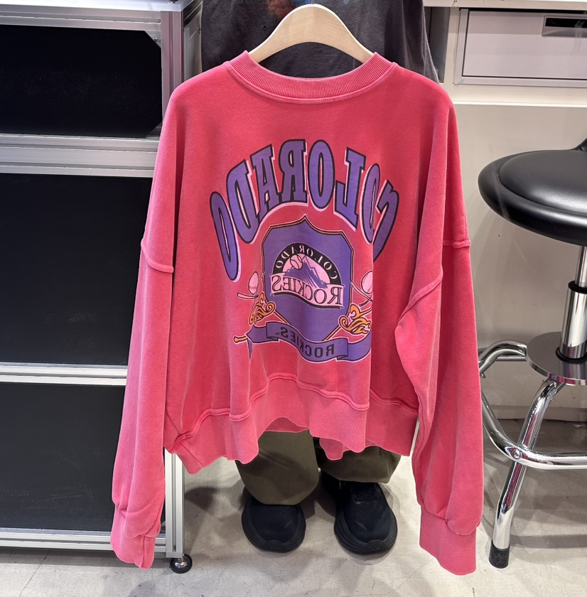 CRACKERS東大門㊣代購女士新款人氣時尚職業推薦休閑25秋冬衛衣CRACKERS衛衣圖色2