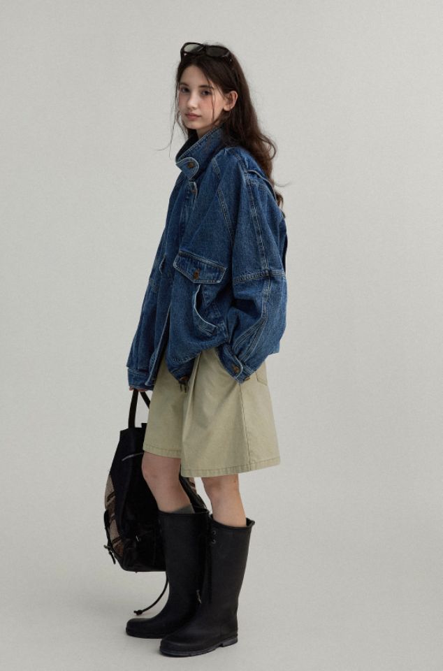 STAY HERE東大門㊣直郵女裝新款人氣熱賣職業休閑25秋冬夾克STAY HERE夾克