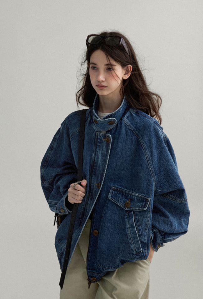 STAY HERE東大門㊣直郵女裝新款人氣熱賣職業休閑25秋冬夾克STAY HERE夾克圖色1