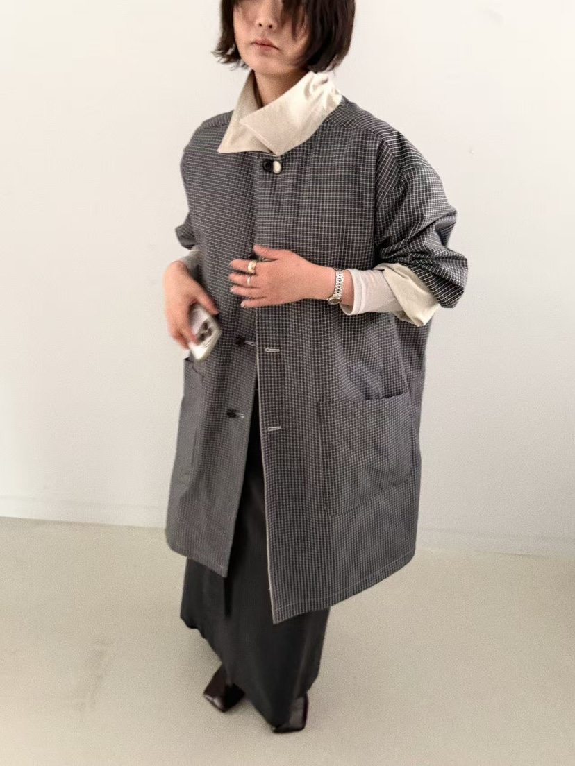 OLI SEOUL韓國代購㊣女士新款職業25秋冬休閑熱賣長款風衣OLI SEOUL長款風衣