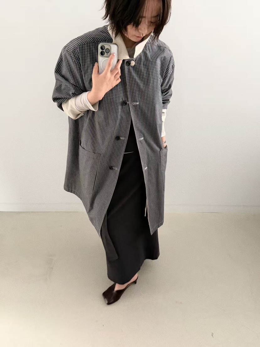 OLI SEOUL韓國代購㊣女士新款職業25秋冬休閑熱賣長款風衣OLI SEOUL長款風衣